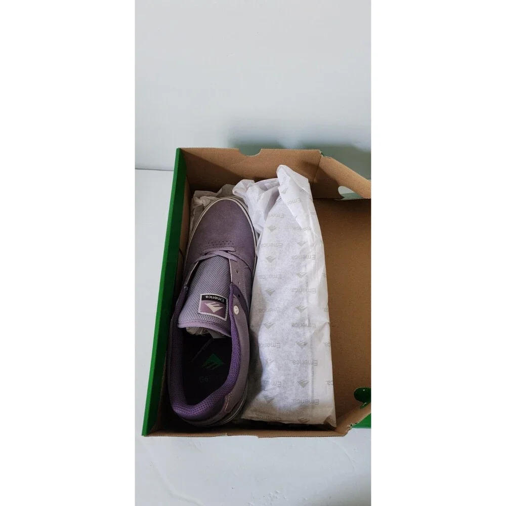 Emerica The Low Vulc Skate Shoes - Sneakers Lavender Purple New Size 11.5